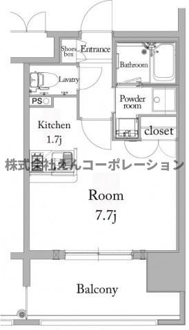 エンクレスト薬院大通の間取り