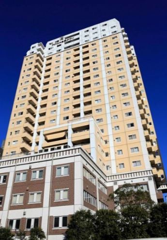 品川区上大崎のマンションの建物外観