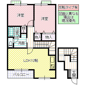 サンリットガーデン Bの間取り