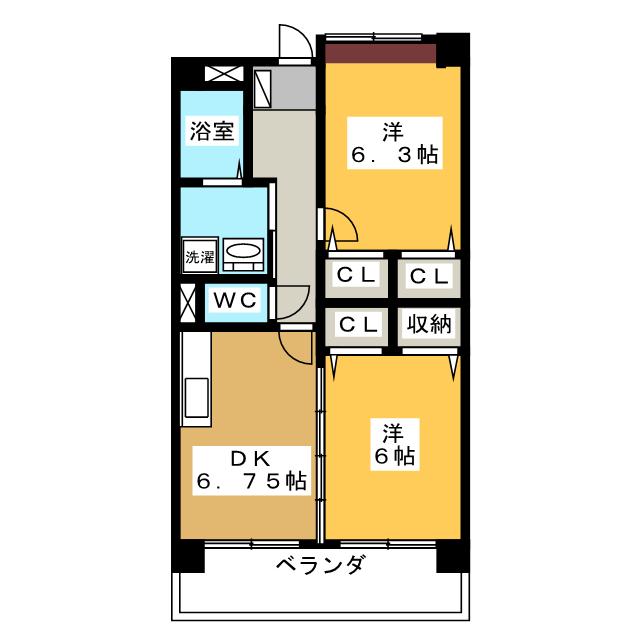 【マンションファーストミューの間取り】