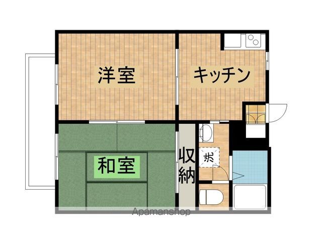 フレグランス花山手の間取り写真