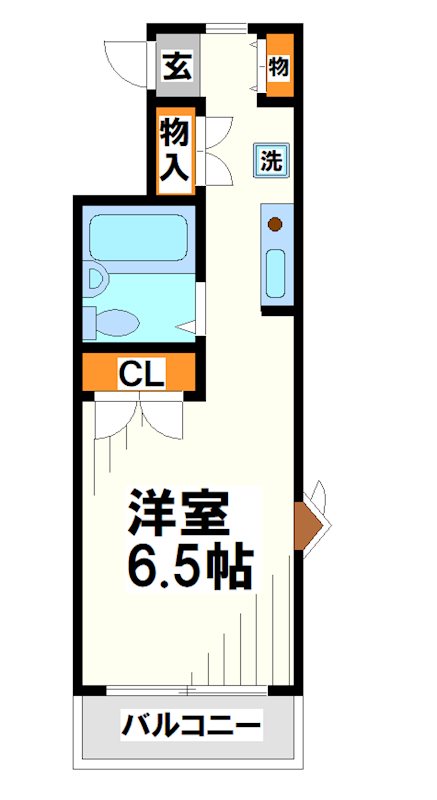 カーサ白糸台の間取り