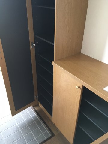 収納　たっぷりとした収納スペースです