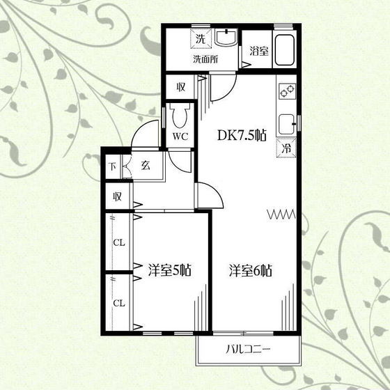 グランヴェール小机の間取り