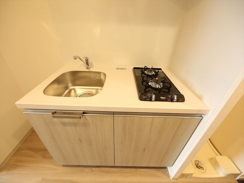 キッチン　システムキッチン（ガス2口コンロ付）　同仕様写真
