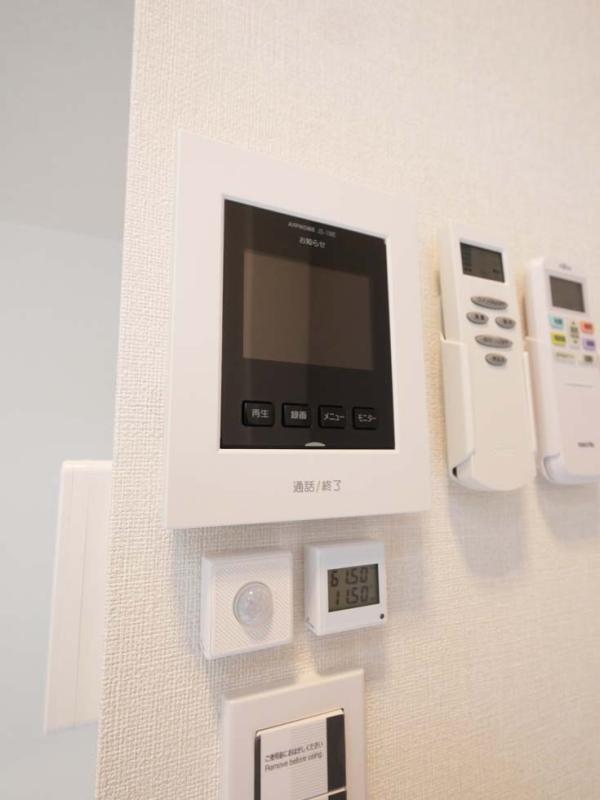 セキュリティ　ハーモニーテラス前野町IVのTV付インターホン☆