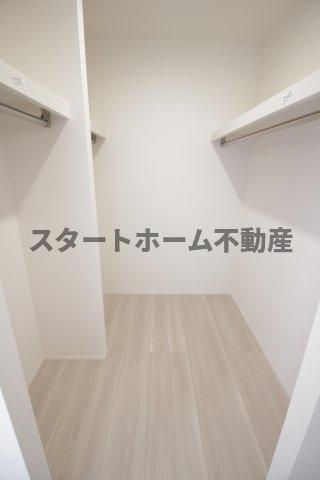 収納　たっぷりとした収納スペースです