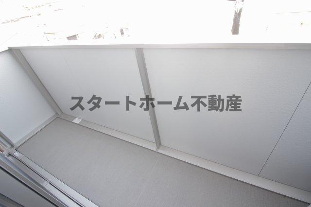 バルコニー　落ち着いた時間を過ごせるバルコニーです