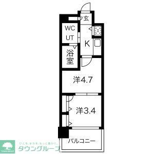 F・PARC西新の間取り写真