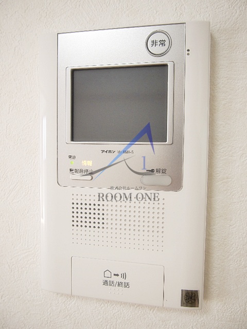 セキュリティ　モニター付きインターホンです。