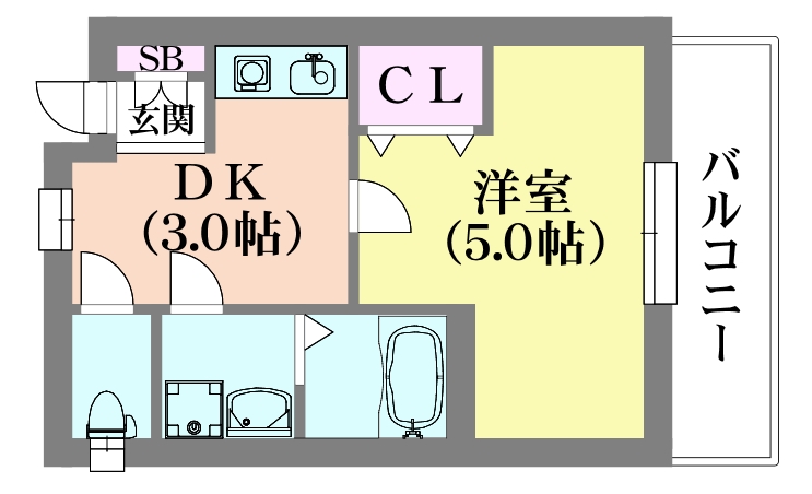 ときわ庄山ハイツの間取り写真