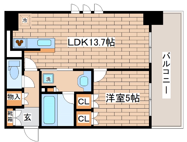 1LDK Mansion in Chuo-ku, Kobe, Hyogo — photo 2 of 3