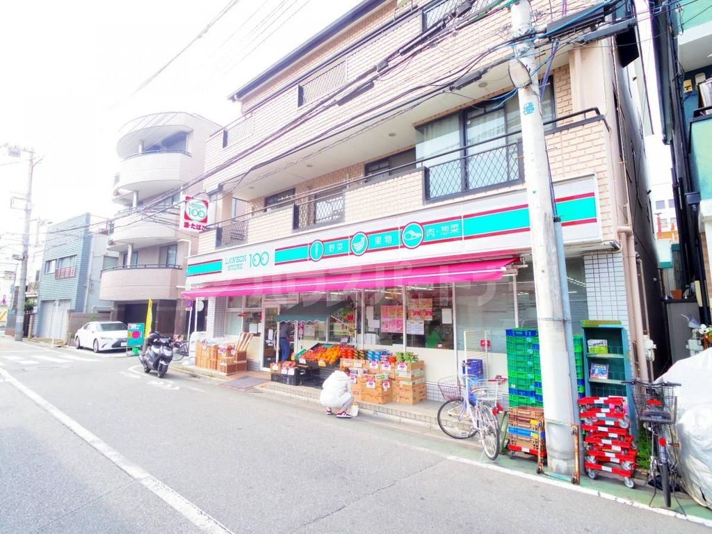 コンビニ　ローソンストア　東尾久店（コンビニ）まで280m