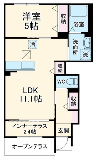 フォレストテラスの間取り写真