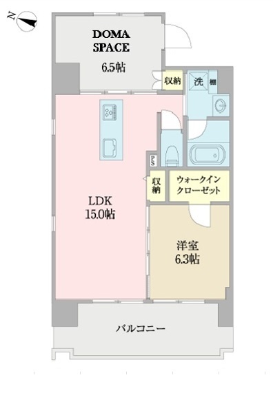 コモド千葉栄町の間取り写真