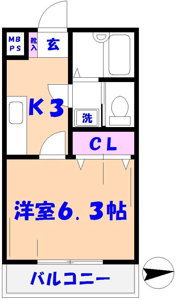 ピアコートの間取り写真