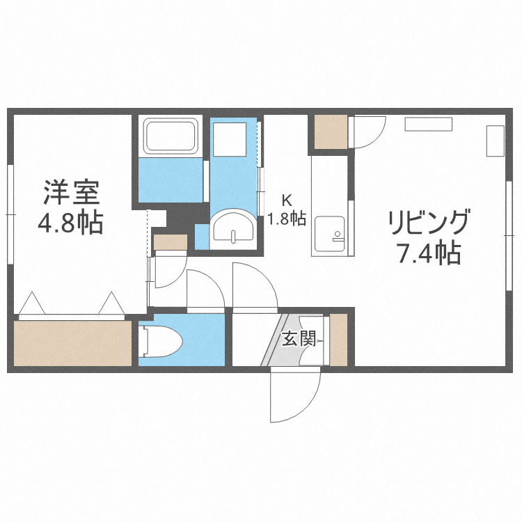 グランメールS-Village18.の間取り写真