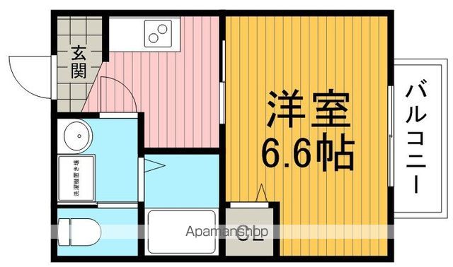 大阪モノレール本線 柴原阪大前駅 徒歩6分 2階建 築17年の間取り写真