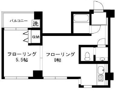 ヴィラデステ原宿の間取り