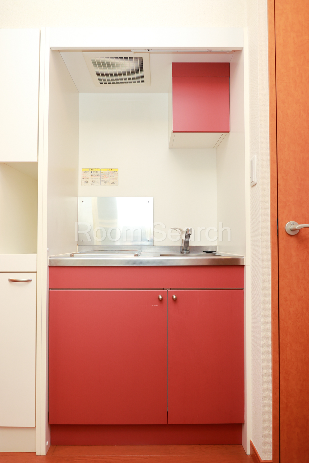 キッチン　2口コンロ、キッチン収納