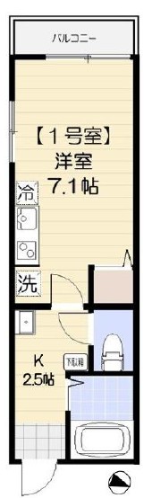 西武新宿線 武蔵関駅 徒歩8分 3階建 築11年の間取り写真