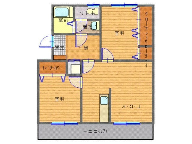 長崎市葉山のマンションの間取り