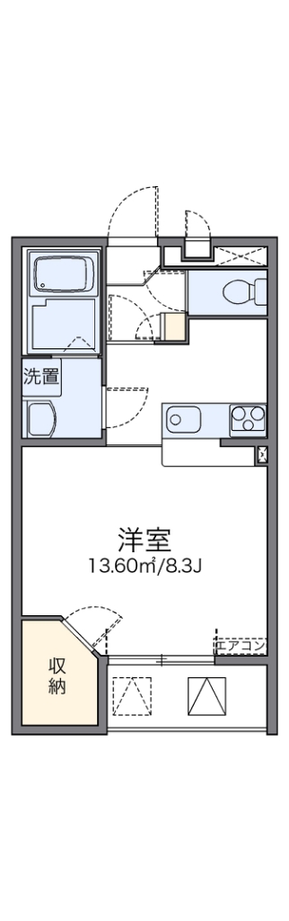 レオネクストさちＣの間取り