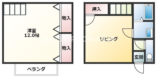 みどり館の間取り