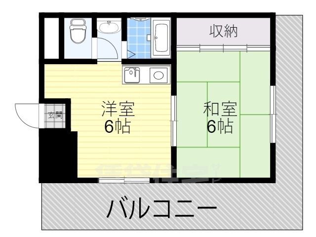 アルビー鳳の間取り