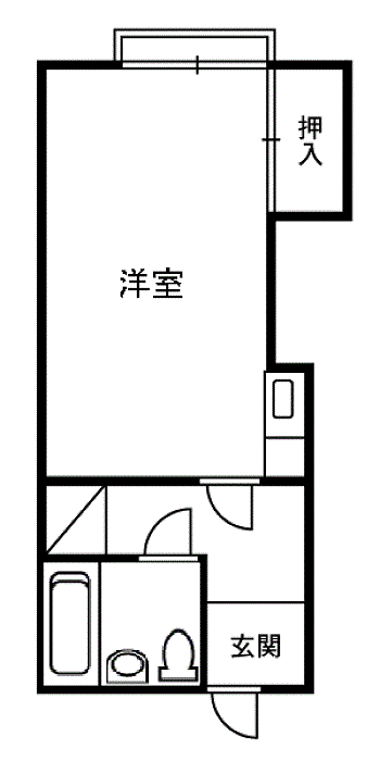 さくらコーポの間取り