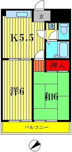 葛飾区青戸のマンションの間取り