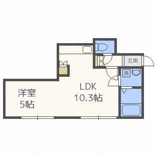 リベルタ福住の間取り