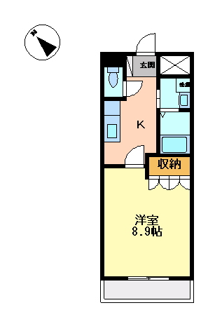 サンタクララ大隅の間取り