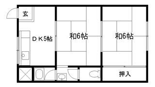 下手野ＮＳハイツの間取り