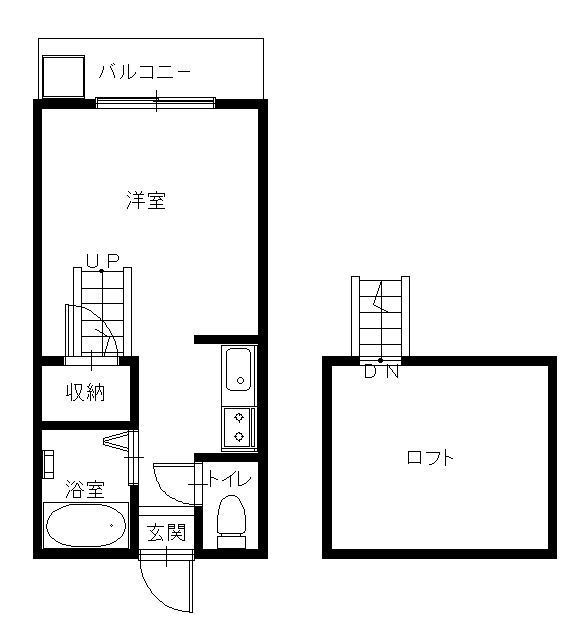 アメニティドアの間取り