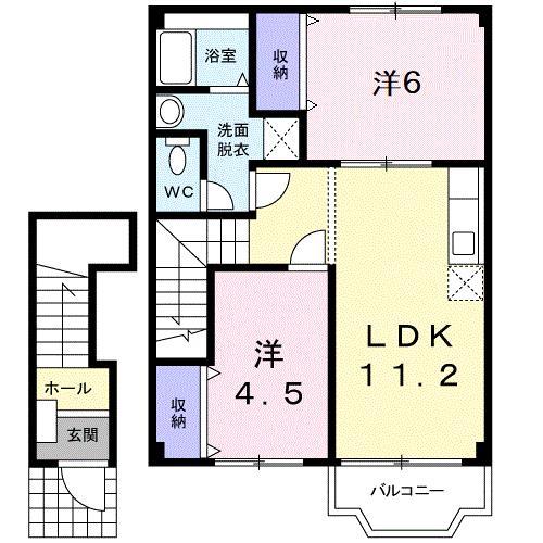 プレミール・メゾン沖代Iの間取り