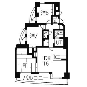 グランドール雅の間取り