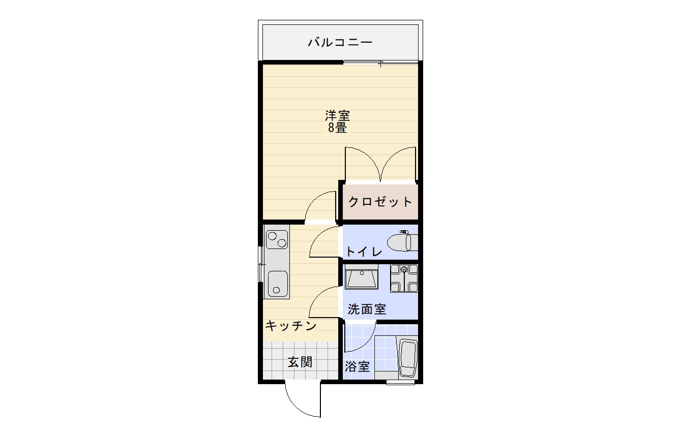 第6カサ・ボニータの間取り