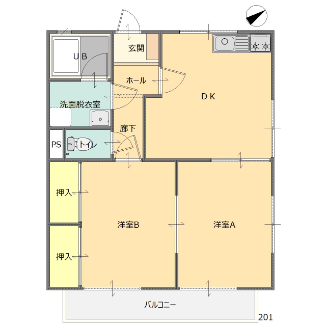 明和１０２の間取り