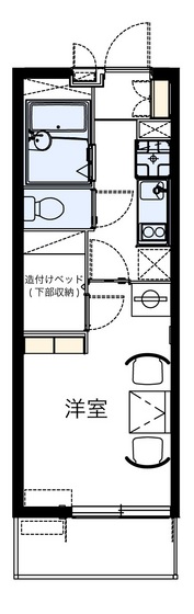 広島市安佐南区八木のマンションの間取り