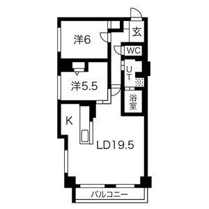 イルマーレDUOの間取り