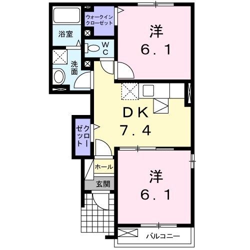 メゾン　ド　マーサの間取り