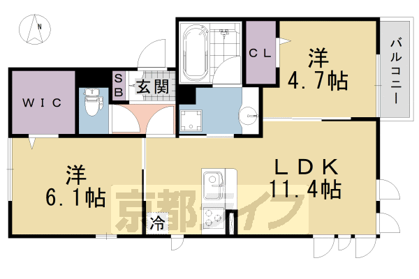 アヴィスエールの間取り