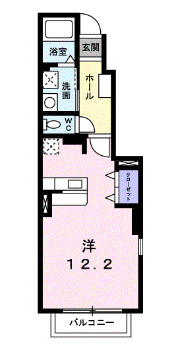 郡山市安積町笹川のアパートの間取り