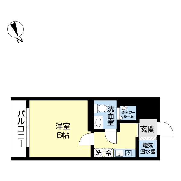 チサンマンション大川前の間取り