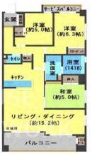 パデシオン六角堀川東の間取り