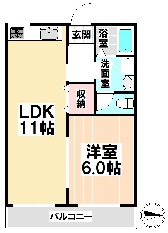 タウニー観音の間取り