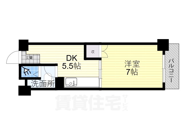 メゾン茨木の間取り