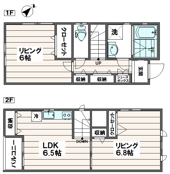 クレスト飛鳥山の間取り