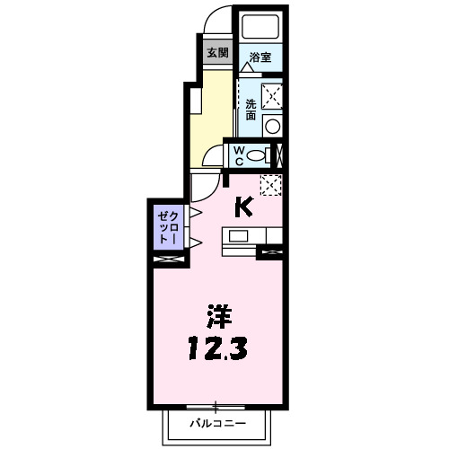 アンジェリートの間取り